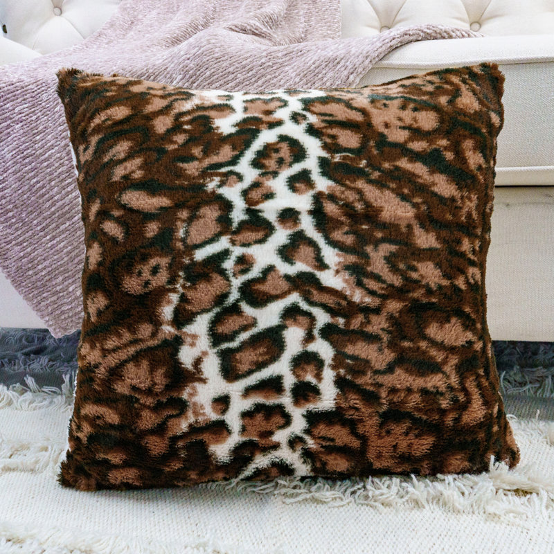 Animal Print Square Cushion Cover