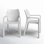 Chaise de patio empilable Adrian