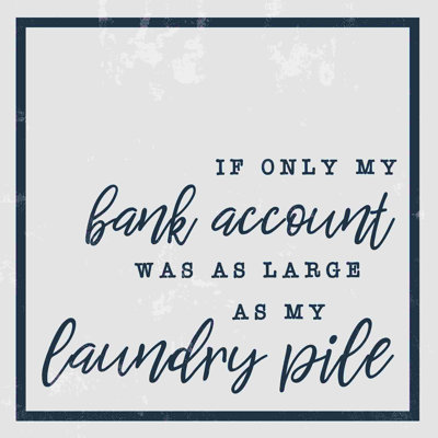 " If Only Bank Account "