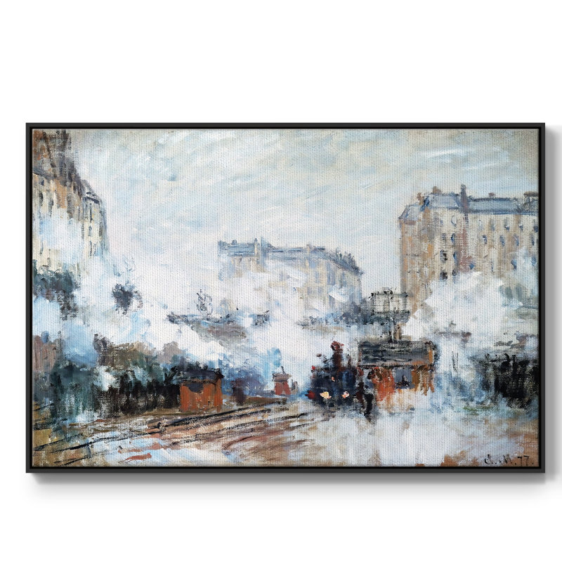 Saint encadré sur toile, H 27 po x l 41 po x P 2 po, Noir