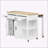 Versatile Kitchen Island with Extendable Table and Multiple Functional Features-1884283137