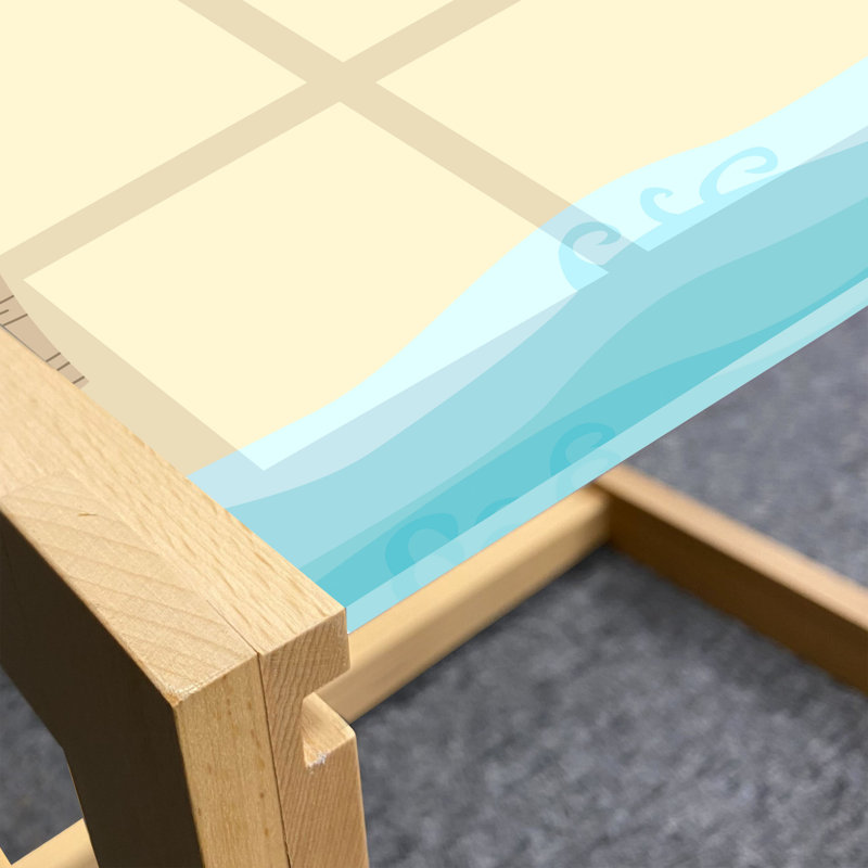 Isabellagrace Sled Coffee Table, 90cm H x 62cm W x 40cm D