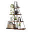 143.3cm H x 34cm W Metal Bookcase