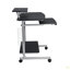 Chariot d'ordinateur compact avec rangement