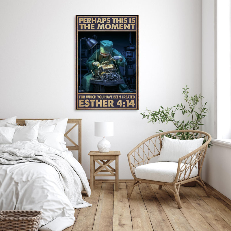 Surgeon Perhaps This Is The Moment - 1 Piece Rectangle Graphic Art Print On Wrapped Canvas, H 36 po x l 24 po x P 1,25 po