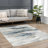 Danishyar Abstract Design Modern Blue/Beige Area Rug-66218135