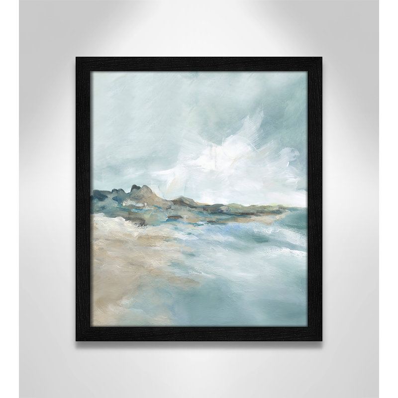 Imprimé Sandpoint par Carol Robinson, Impression encadrée noire sans passe-partout, H 15 po x l 13 po x P 0,75 po