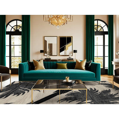  Tapis lavable noir Drongo