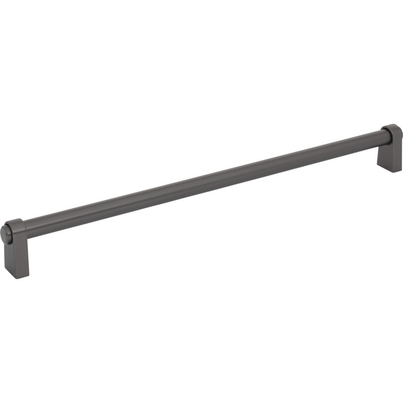 Lawrence Bar Pull, Ash Gray, 12" Center To Center