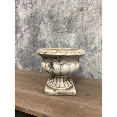 Antiqued Garden Bowl Planter