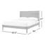 Ensemble de chambre à coucher 3 pièces Jacqualine-58731893