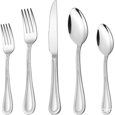 20-Piece Stainless Steel Silverware Set