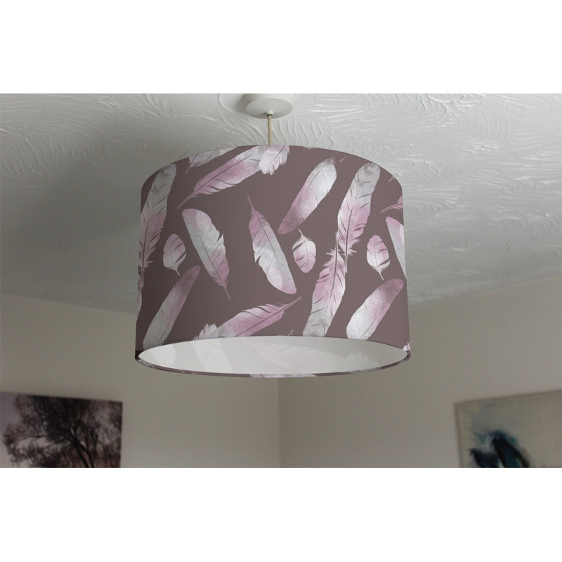 Cotton Drum Lamp Shade ( Uno ), 25cm H x 40cm W x 40cm D