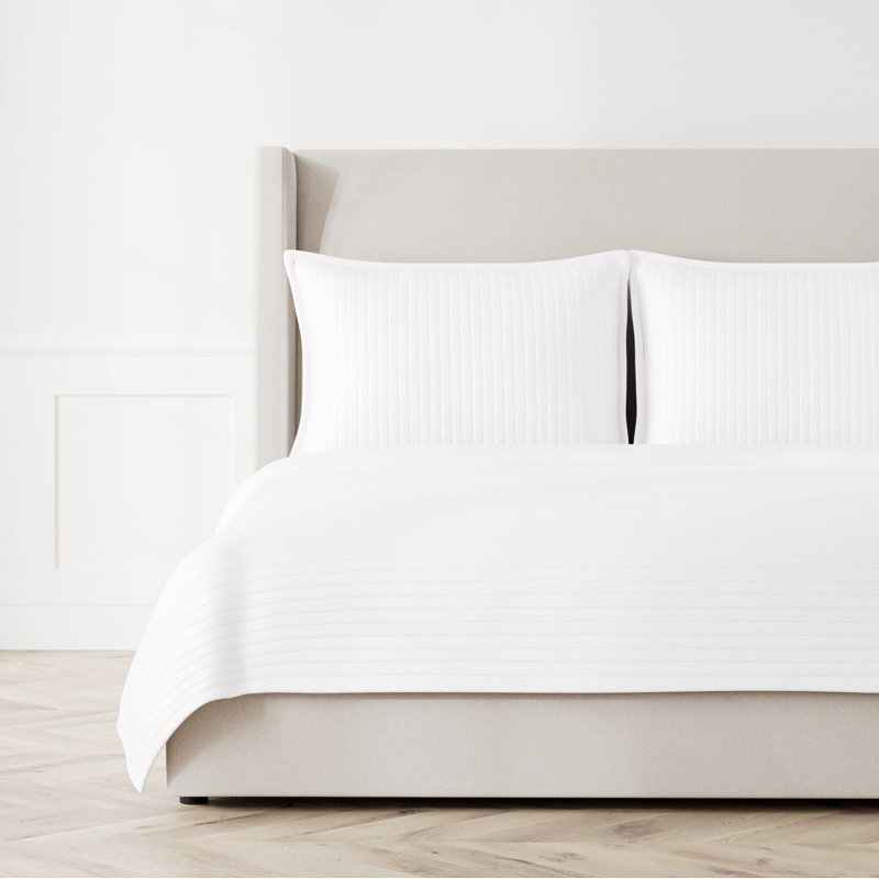  Couvre-lit Charmeuse, Couvre-lit grand, Blanc