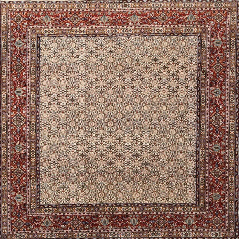 Tapis brun / beige Derk, Rond 6 pi