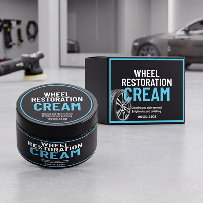 tire repair paste 100g Wheel  Tire Restoration Care Balm  Yellow Stains Dullness Long-Lasting Hydrophobic Shine Protection Cream