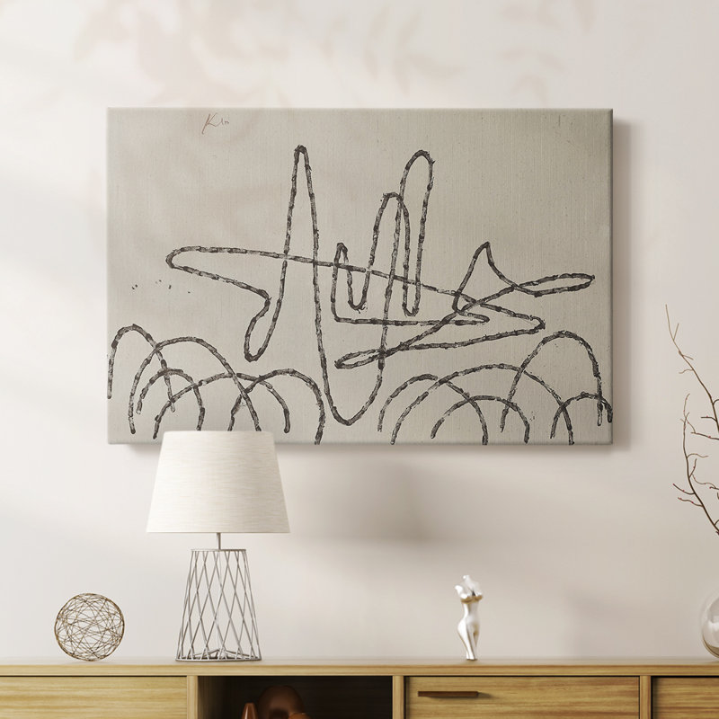 Croquis rétro - travail XV - galerie Cavas, H 32 po x l 48 po