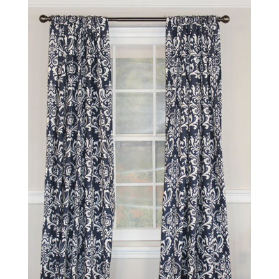 Ozbourne Cotton Blend Room Darkening Curtain Pair