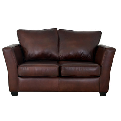 Farda 65'' Leather Loveseat