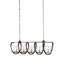 Luminaire suspendu linéaire à 5 lumières pour îlot de cuisine Maximus