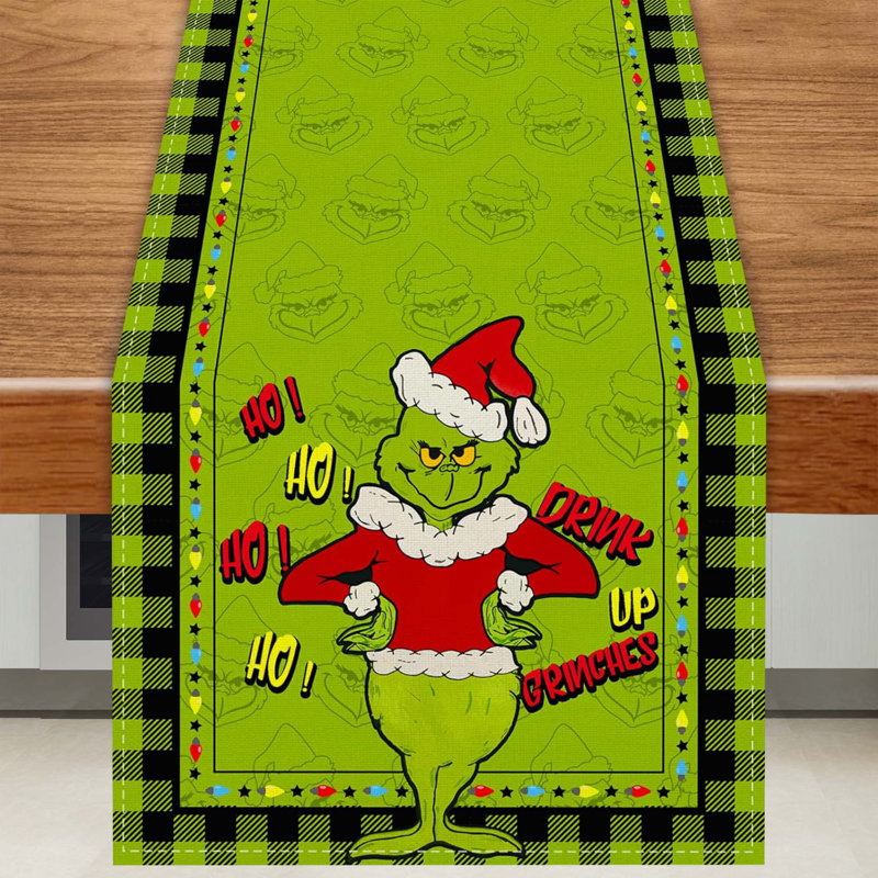 Christmas Table Runner 13x72 Inch Festive Winter Holiday Decoration For Dining Room, Kitchen, And Home Table Decor