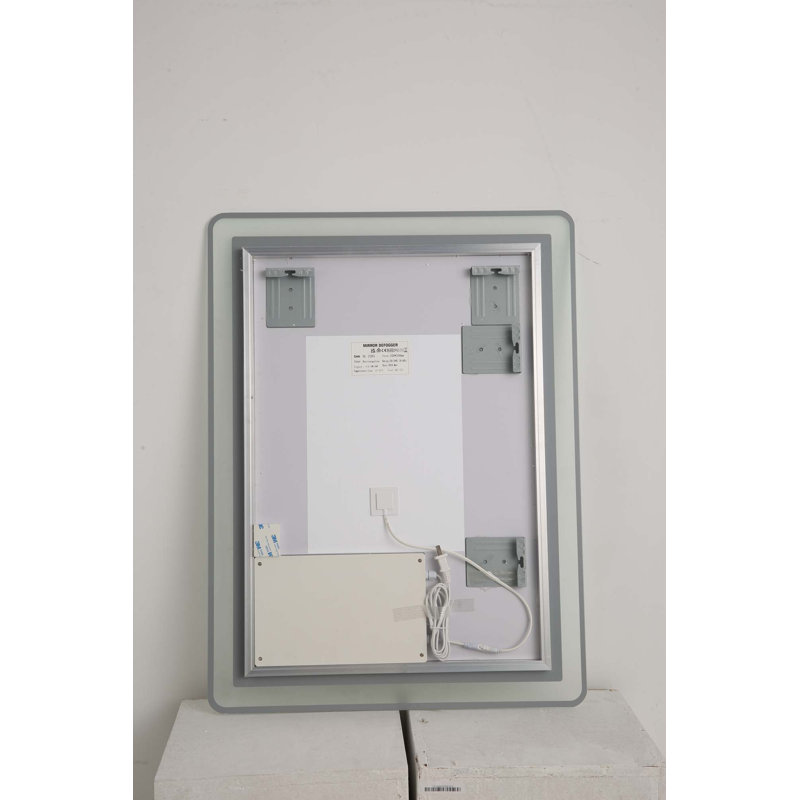 Miroir de salle de bain à DEL avec miroirs de salle de bain