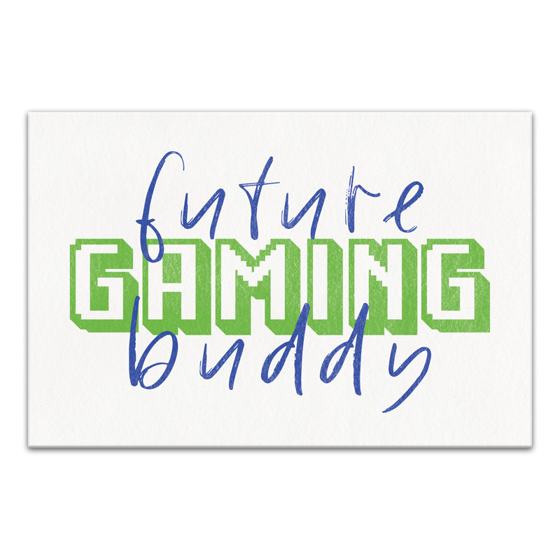Impression sur toile, "Futur Gaming Buddy", H 16 po x l 24 po