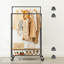 Mackworth 100 cm Rolling Clothes Rack