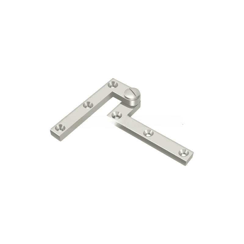 Butt Bearing Hinge, Polished Nickel