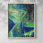 GeometricInCoolVII Framed Print - Solid Wood-730259853