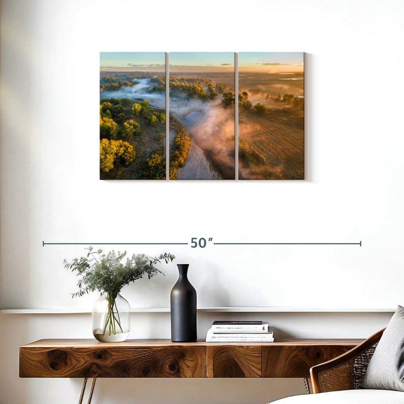 Alvord South Platte River au lever du soleil, H 20 po x l 33 po