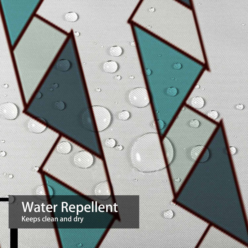 Rideau de douche Surface 12 triangles, 72" L x 72" W