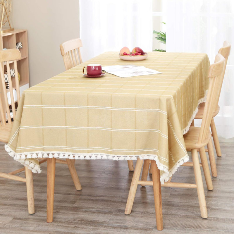 Tablecloth, Yellow, 130cm W x 280cm L