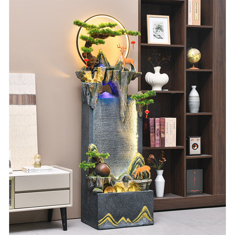 Ornement Yafengnan, H 70,08 po x l 19,69 po x P 14,96 po