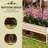 Outsunny Raised Garden Bed With Galvanized Steel Frame