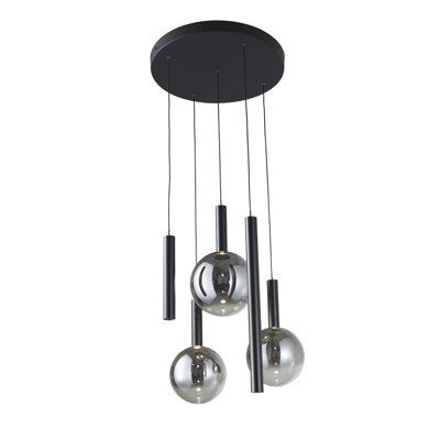 Modella 5-Light Pendant - Black