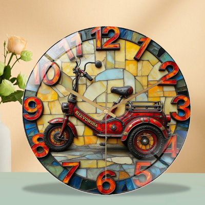 Horloge murale rétro 12 po