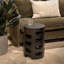 Tabouret décoratif en bois massif Bennett Broxton-748567005