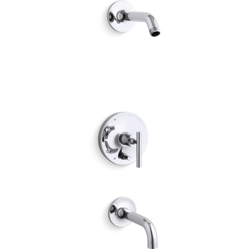 Purist Shower Faucet, Polished Chrome, Lever