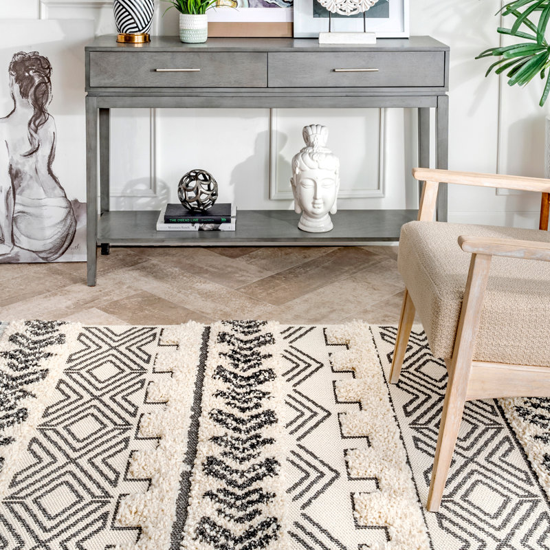 Highfill Southwestern Indoor Rug, Rectangle 9' 10" x 14'