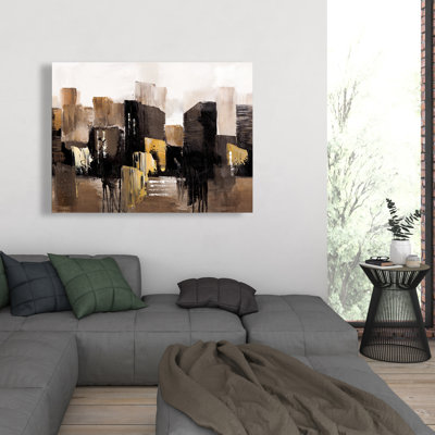 «Earthy Tones», paysage urbain abstrait