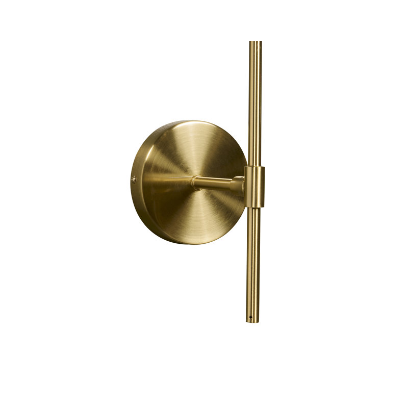 Izora Sconce, Smoked, Brass