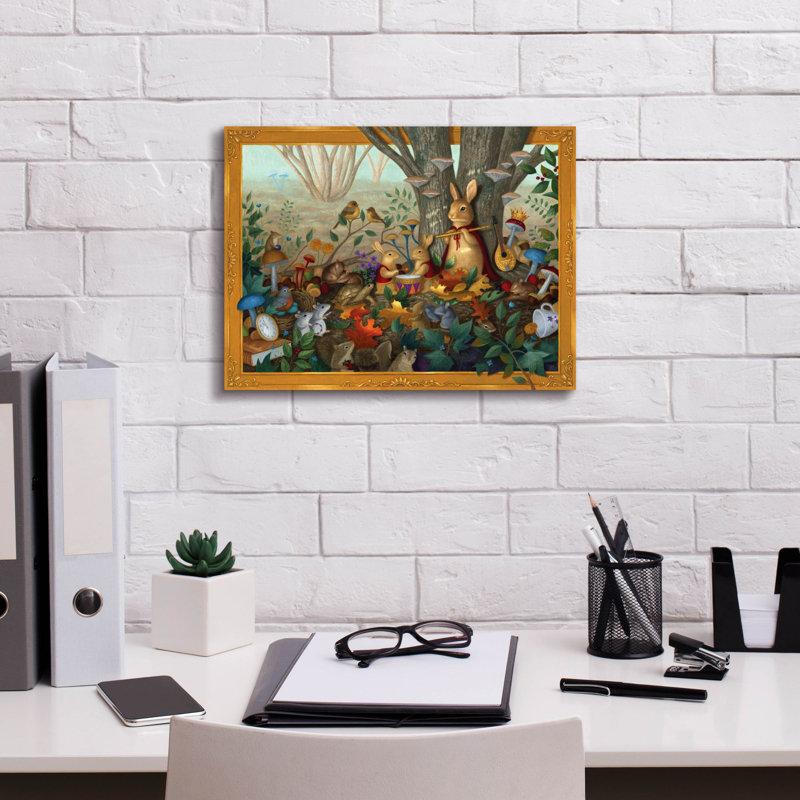 Art mural sur toile, "Sa majesté dans l'après-midi" par Gina Matarazzo, H 12 po x l 16 po x P 0,75 po