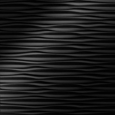 Sahara Horizontal MirroFlex 4ft. x 8ft. Glue Up PVC 3D Wall Panels 96 sq.ft.