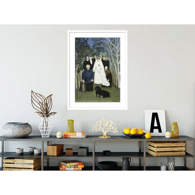 The Wedding Party by Henri Rousseau -Framed Giclee Print