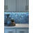 11" x 11" Straight Edge Glass Mosaic Sheet Wall & Floor Tile-60758517