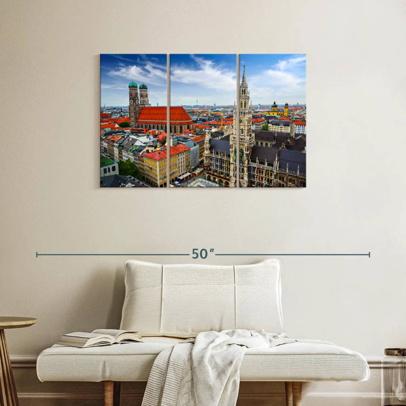 Paysage urbain du camion R munich, H 24 po x l 38 po