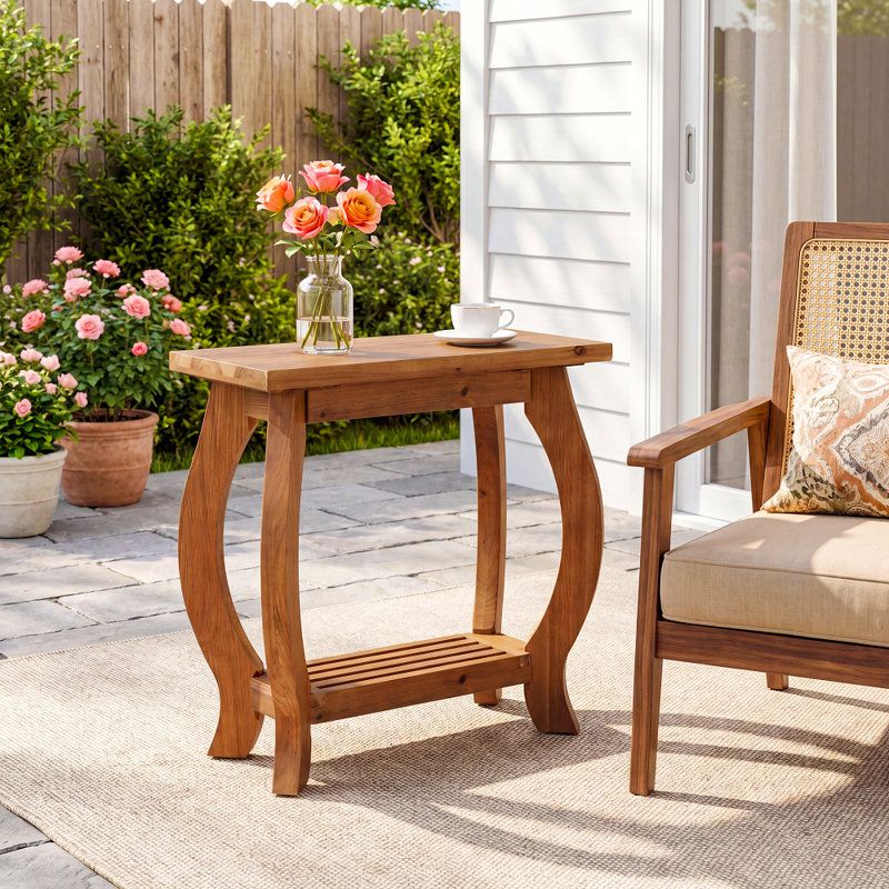 Solid Wood End Table