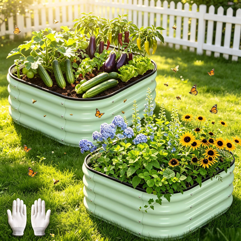 Outdoor Raised Garden Bed
