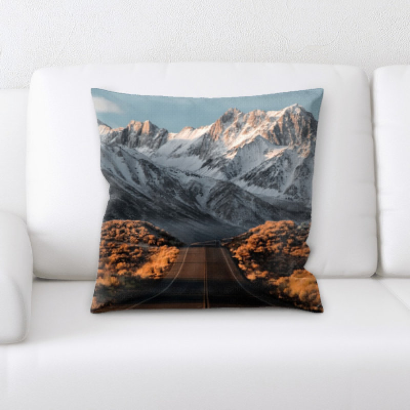 Microsuede Reversible Throw Pillow